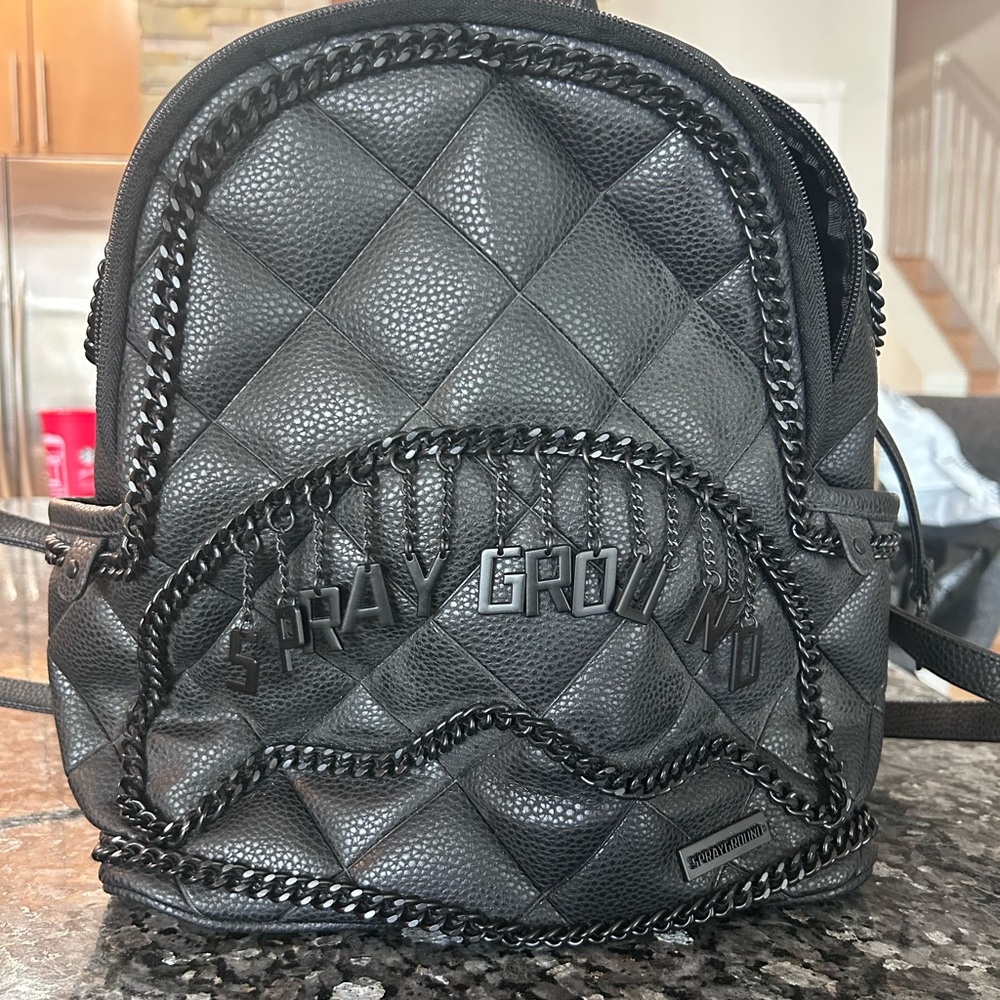 Sprayground Black Luxe Backpack